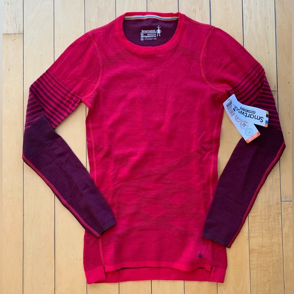 NWT SmartWool Intraknit Merino 200 Crew Base Layer Top - Picture 4 of 7